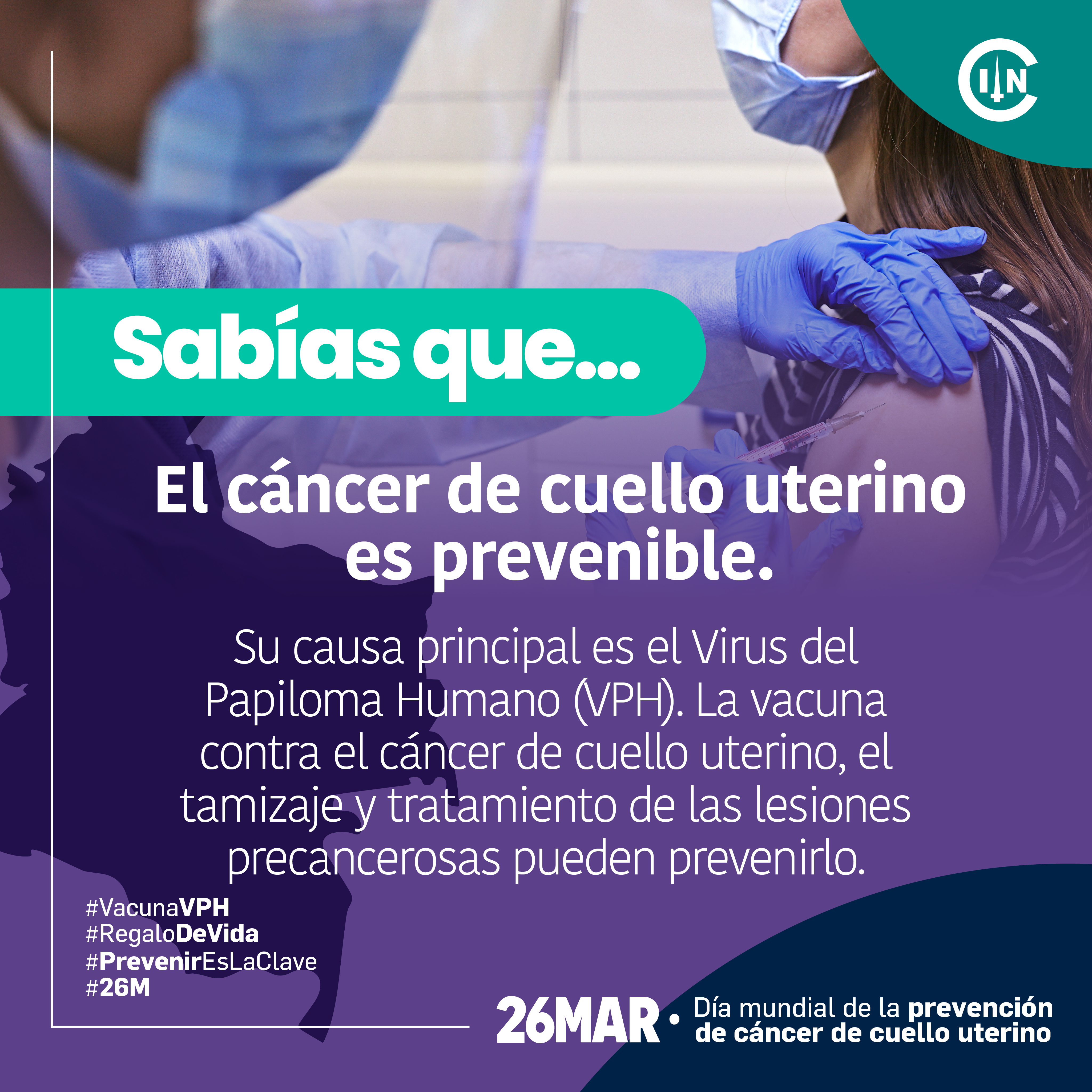 Día Mundial contra el cáncer de cuello uterino - Instituto Nacional de Cancerología Día Mundial contra el cáncer de cuello uterino - Instituto Nacional de Cancerología